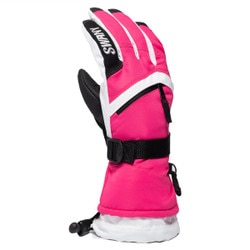 Swany XOver Glove Juniors' in Magenta and White